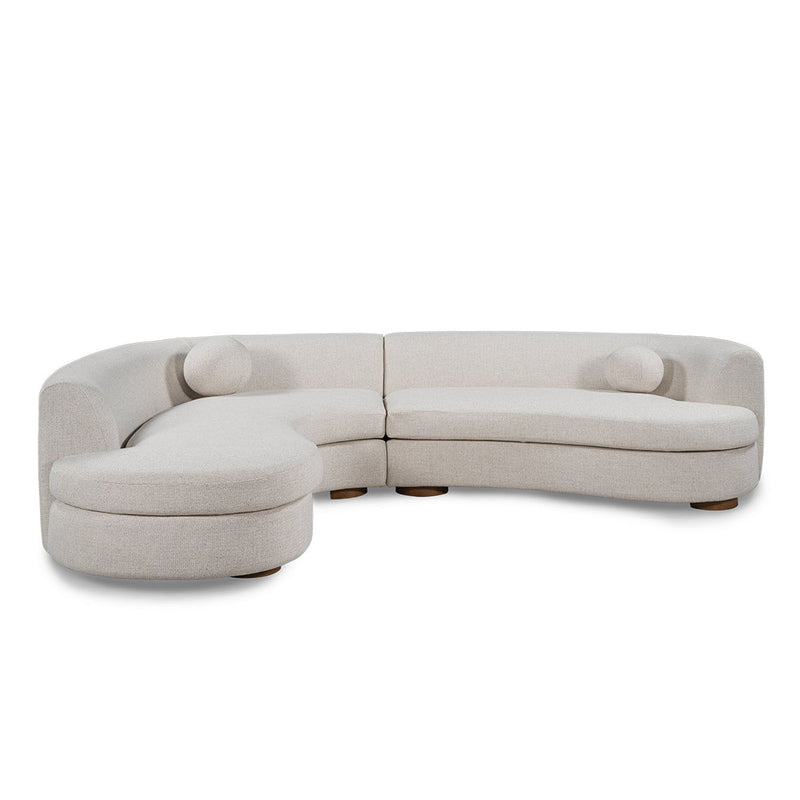 Concord - Sectional - Ivory - JaxCo Furniture