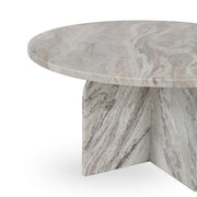 Reilly - Marble Round Table - JaxCo Furniture