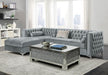 Bellaire - Upholstered Storage Chaise Sectional Sofa - Gray - JaxCo Furniture