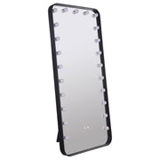Canton - LED Standing Mirror With Speakers - Black - JaxCo Furniture