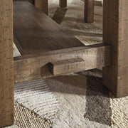 Moriville - Grayish Brown - Rectangular Dining Room Counter Extension Table - JaxCo Furniture