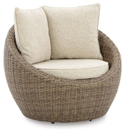 Danson - Swivel Lounge With Cushion - JaxCo Furniture