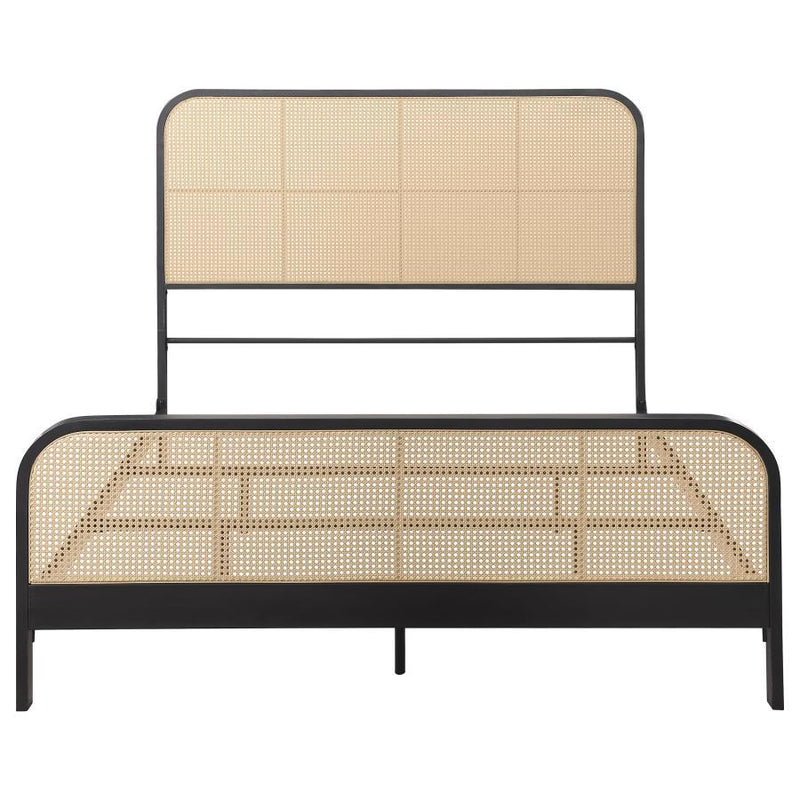 Lanewood - Open Cane Rattan Metal Bed - JaxCo Furniture