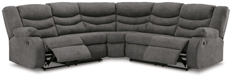Partymate - Reclining Sectional - JaxCo Furniture
