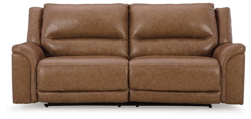 Trasimeno - Caramel - 2 Seat Pwr Rec Sofa Adj Headrest - JaxCo Furniture