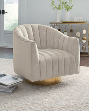 Penzlin - Pearl - Swivel Accent Chair - JaxCo Furniture