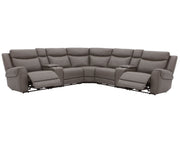 Momentum - Modular Power Reclining Sectional With Power Adjustable Headrests - JaxCo Furniture
