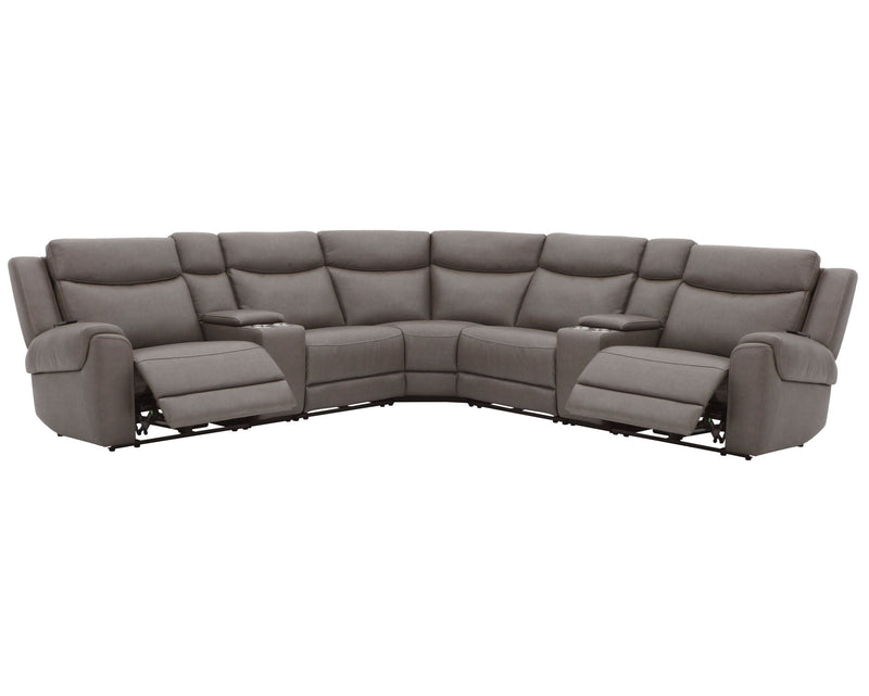 Momentum - Modular Power Reclining Sectional With Power Adjustable Headrests - JaxCo Furniture