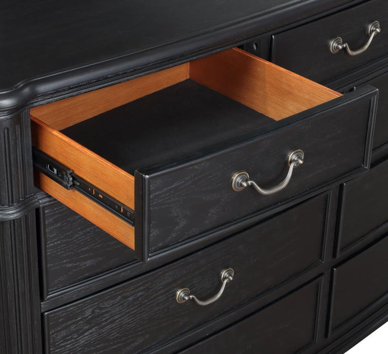 Celina - 9-Drawer Dresser - Black - JaxCo Furniture