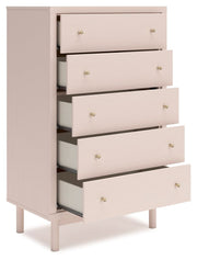 Wistenpine - Blush - Five Drawer Chest - JaxCo Furniture