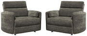 Radius Xl - Extra Wide Power Glider Recliner (Set of 2) - JaxCo Furniture