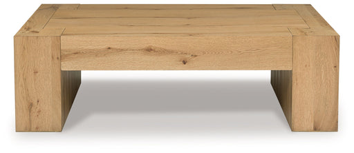 Bracken - Light Brown - Rectangular Cocktail Table - JaxCo Furniture