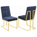 Cisco - Velvet Upholstered Dining Side Chair (Set of 2) - Gold - JaxCo Furniture