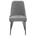 Alan - Fabric Upholstered Dining Side Chair (Set of 2) - Gray - JaxCo Furniture