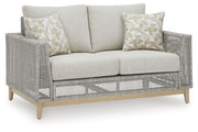 Seton Creek - Gray - Loveseat With Cushion - JaxCo Furniture