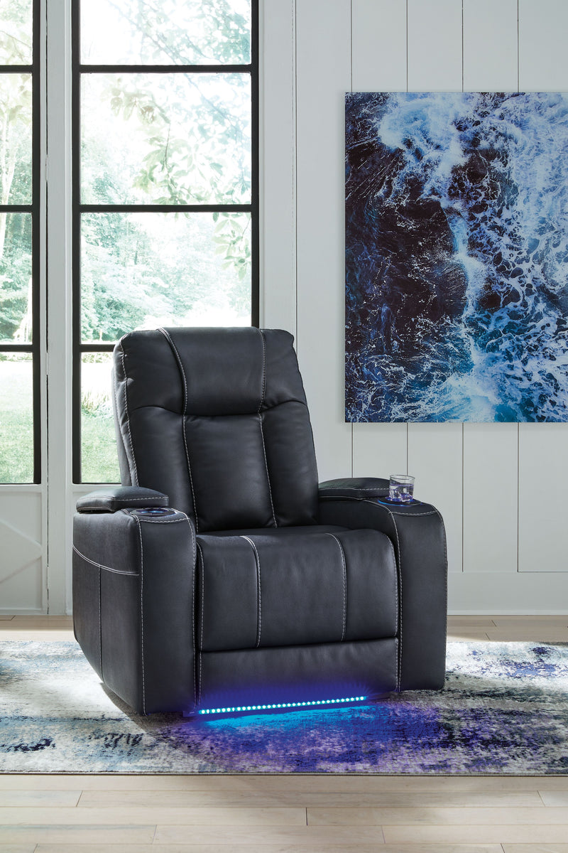 Feazada - Power Recliner With Adj Headrest - JaxCo Furniture