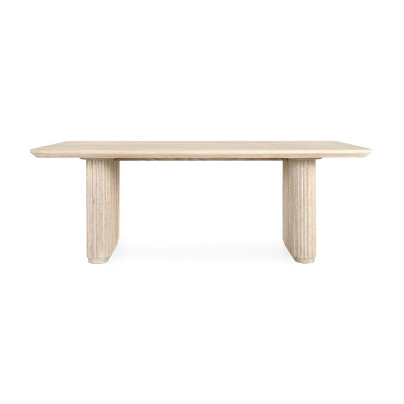 Vander - Oak Wood 84" Dining Table - JaxCo Furniture