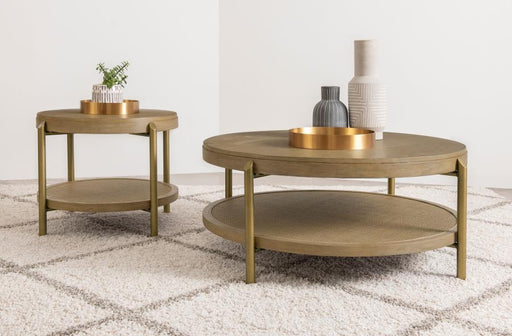 Arini - Round Coffee And End Table Set - JaxCo Furniture