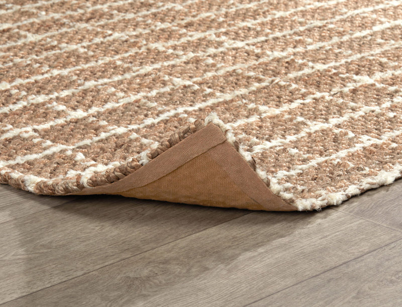 Serene - Windowpane Chenille Area Rug - JaxCo Furniture