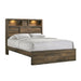 Bailey - Bookcase Panel Bedroom Set With Bluetooth - JaxCo Furniture