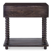 Tabitha - Nightstand - Dark Brown - JaxCo Furniture