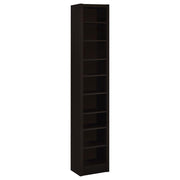 Eliam - 8-Shelf Bookcase - Cappuccino - JaxCo Furniture
