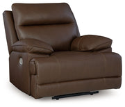 Vonryan - Tobacco - Power Recliner / Adj Headrest - JaxCo Furniture