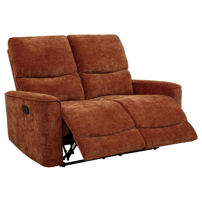 Navarro - Chenille Upholstered Reclining Loveseat - JaxCo Furniture