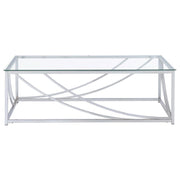 Lille - Glass Top Entryway Sofa Console Table Accents - JaxCo Furniture