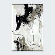 Chaos II - Painting Art By Buddy Whitlock - Black / White - JaxCo Furniture