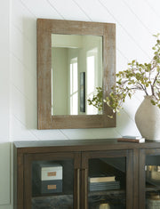 Waltleigh - Distressed Brown - Accent Mirror - JaxCo Furniture