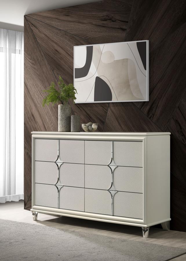 Olivia - 6-Drawer Dresser - JaxCo Furniture