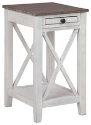Adalane - White / Gray - Accent Table - JaxCo Furniture