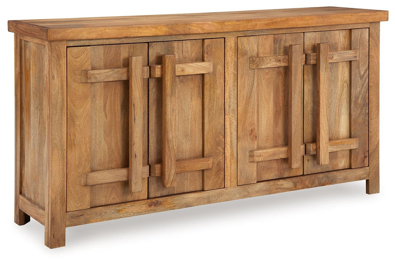 Dresor - Natural - Accent Cabinet - JaxCo Furniture