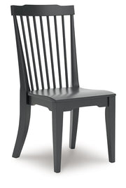 Brenkerton - Black - Dining Room Side Chair (Set of 2) - JaxCo Furniture