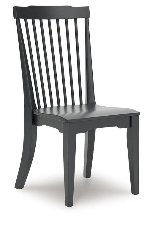 Brenkerton - Black - Dining Room Side Chair (Set of 2) - JaxCo Furniture