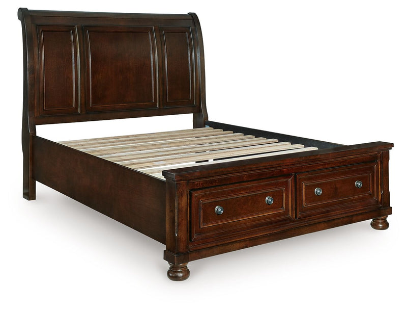 Porter - Sleigh Storage Bed - JaxCo Furniture
