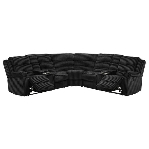 Atkinson - Upholstered Reclining Sectional Sofa - JaxCo Furniture