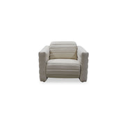 Juno - Power Recliner Chair - Off White - JaxCo Furniture