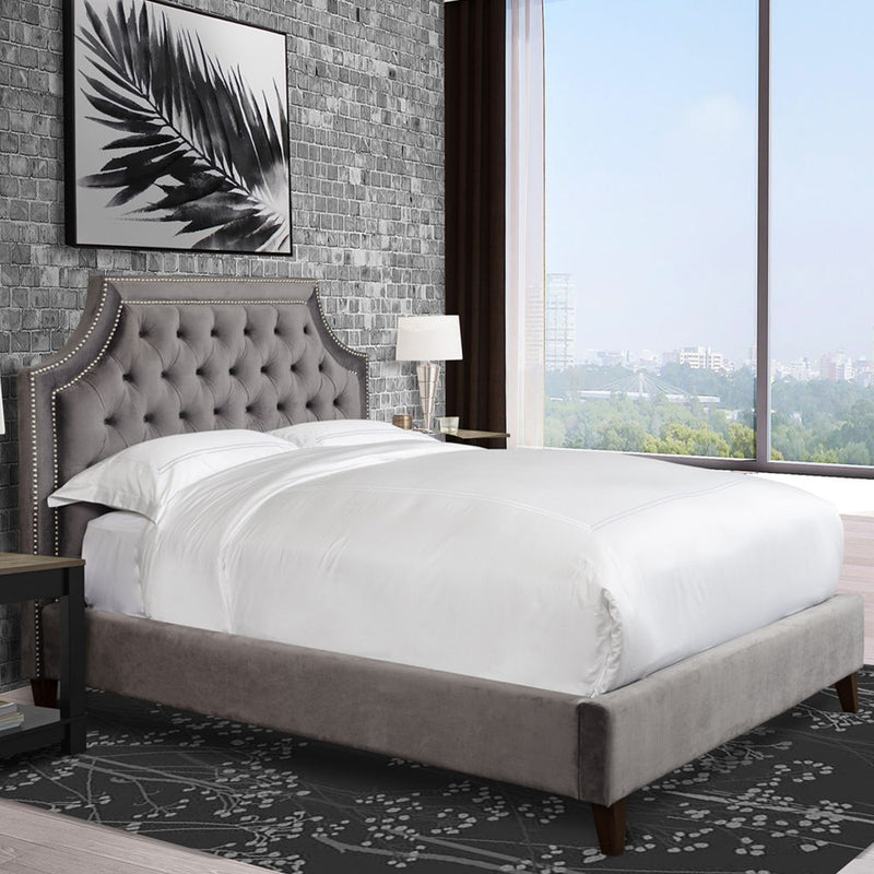 Jasmine - Upholstered Bed - JaxCo Furniture