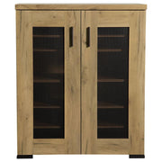 Bristol - 6-Shelf Engineered Wood Shoe Cabinet - Golden Oak - JaxCo Furniture