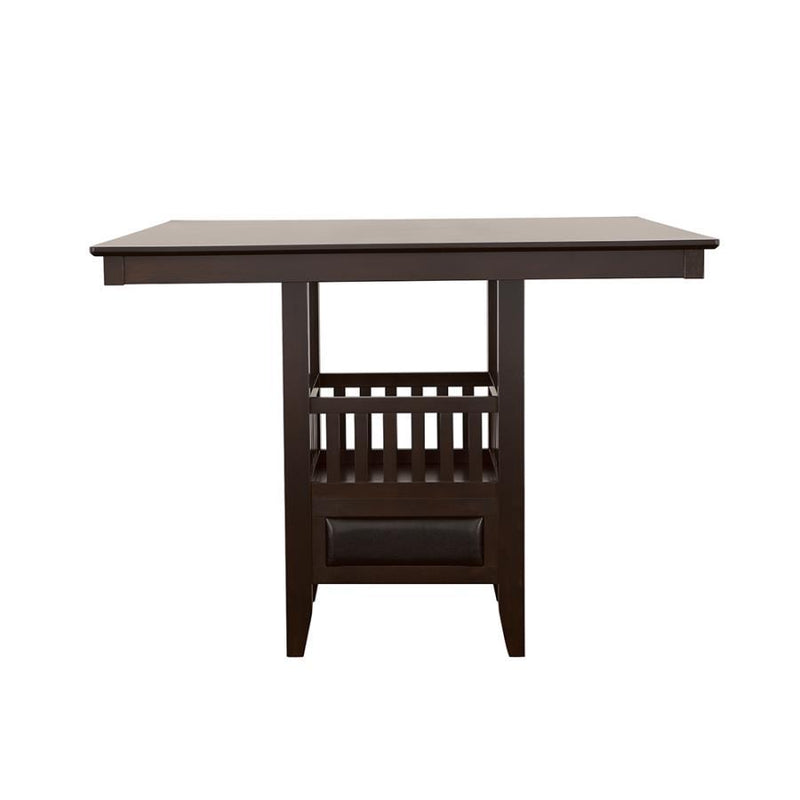 Jaden - Square Counter Height Dining Table - Espresso - JaxCo Furniture
