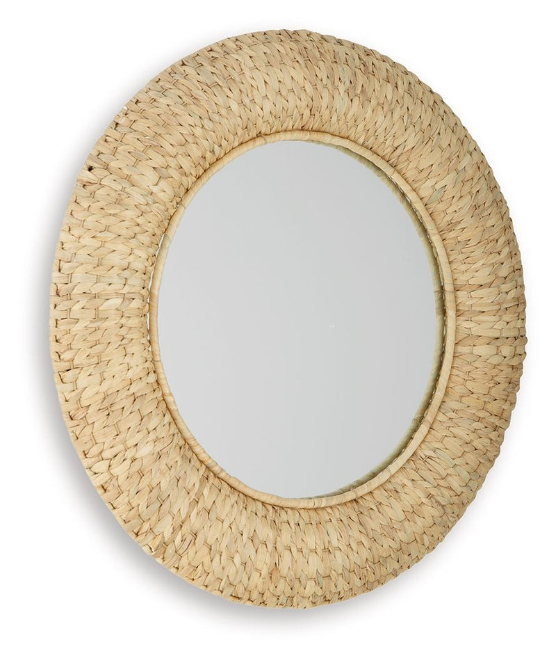Briggsburg - Natural - Accent Mirror - JaxCo Furniture