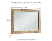 Hyanna - Tan Brown - Bedroom Mirror - JaxCo Furniture