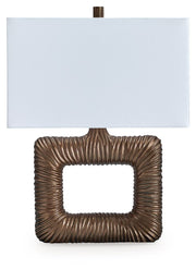 Garronby - Antique Brass Finish - Metal Table Lamp - JaxCo Furniture