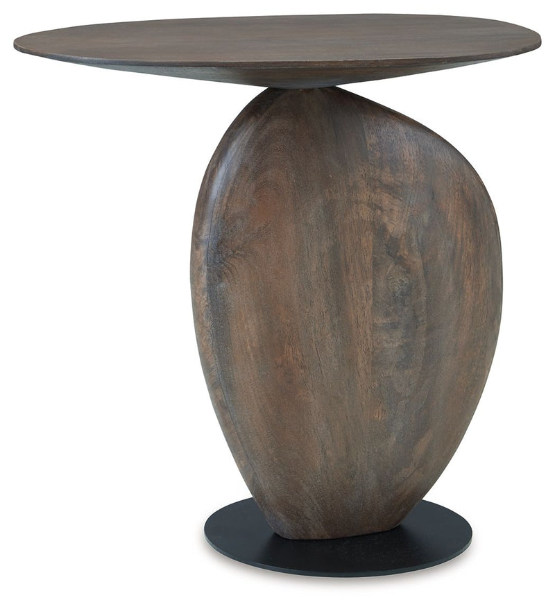 Cormmet - Brown / Black - Accent Table - JaxCo Furniture