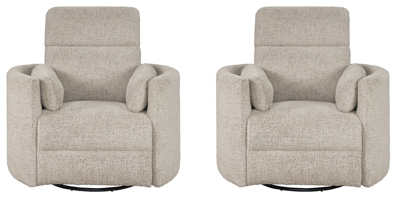 Radius - Manual Swivel Recliner - JaxCo Furniture