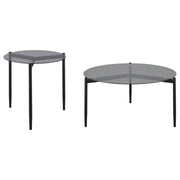 Rosalie - Round Coffee And End Table Set - JaxCo Furniture