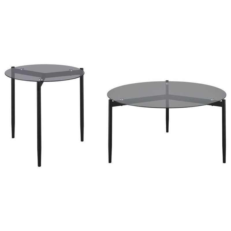 Rosalie - Round Coffee And End Table Set - JaxCo Furniture