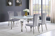 Carone - Rectangular Glass Dining Set - JaxCo Furniture